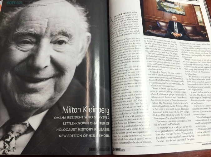 Milton Kleinberg Omaha Magazine Cover Story